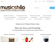 Tablet Screenshot of musicshopir.com